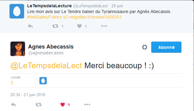 Twitt Agnès Abécassis