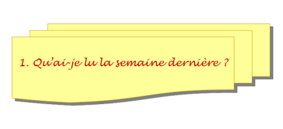 1 qu'ai-je lu la semaine dernière